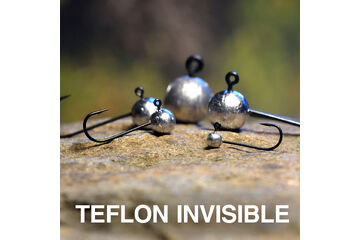 Jigová hlavička TEFLON INVISIBLE REDBASS 